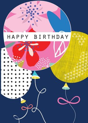 Birthday Balloons Card