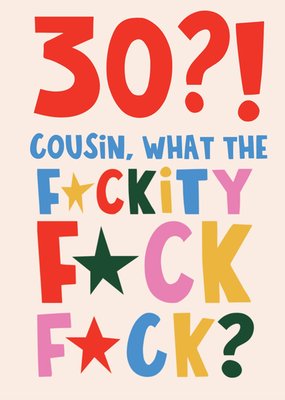 What The F Card Birthday Card
