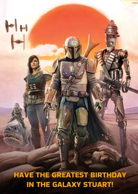 Star Wars The Mandalorian Greatest Birthday Card