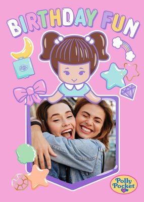 Polly Pocket Fun Photo Upload Birthday Card