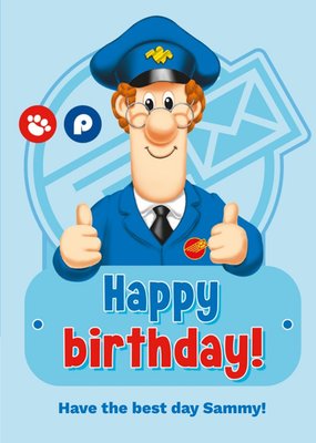 Postman Pat Have the Best Day Birthday Card