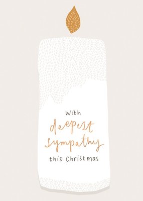 With Deepest Sympathy This Christmas Card