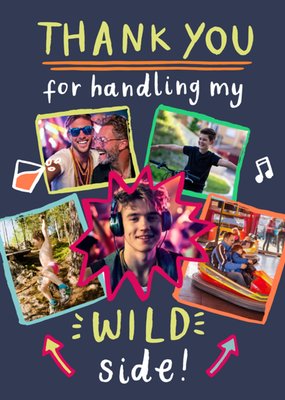 Handling My Wild Side Photo Upload Thank You Card