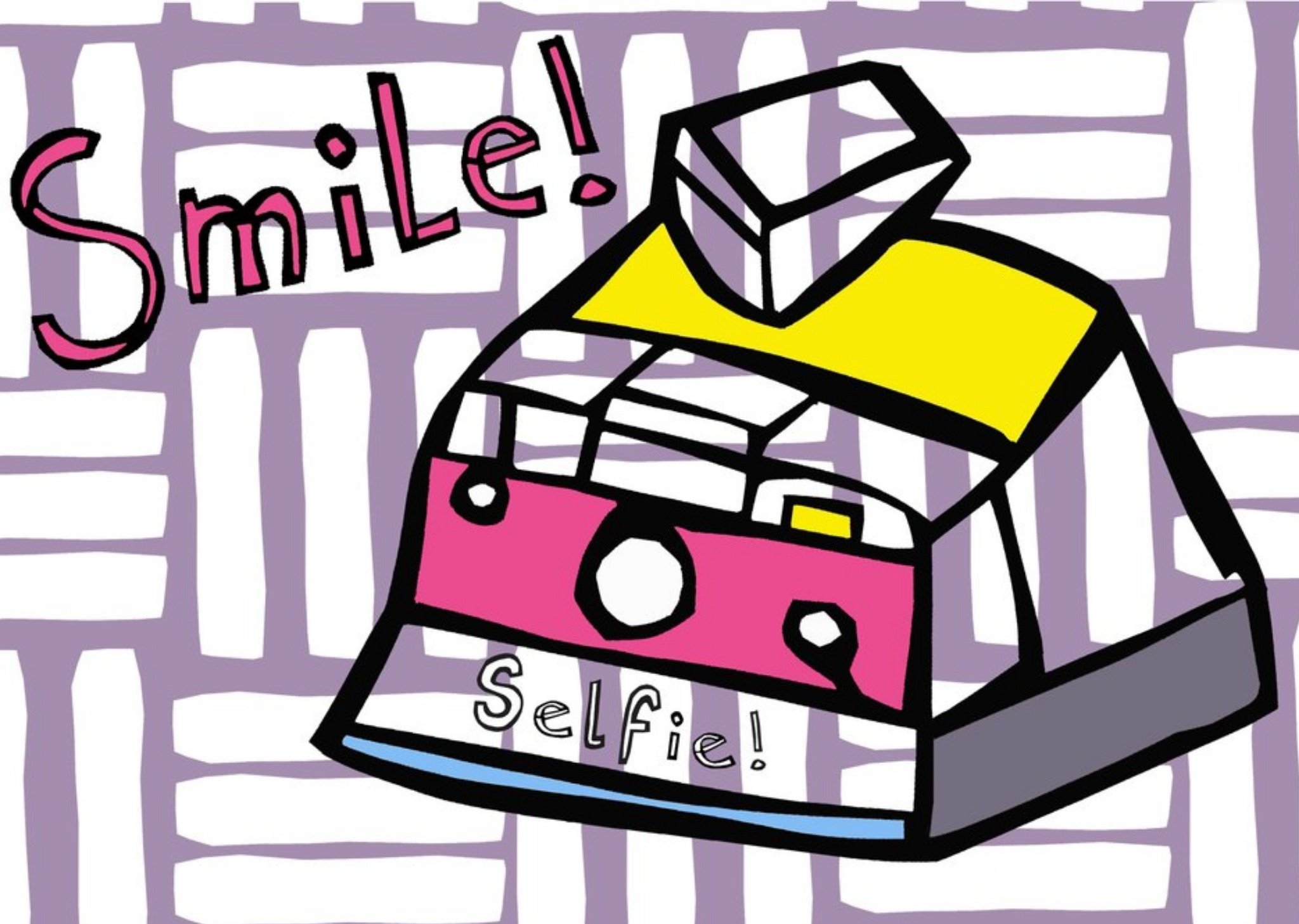 Moonpig Birthday Card - Just A Note - Selfie - Smile - Camera