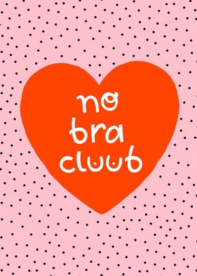 Modern Love Heart No Bra Club Card