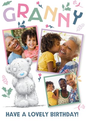 Tatty Teddy Granny Have A Lovely Birthday! Photo Upload Card