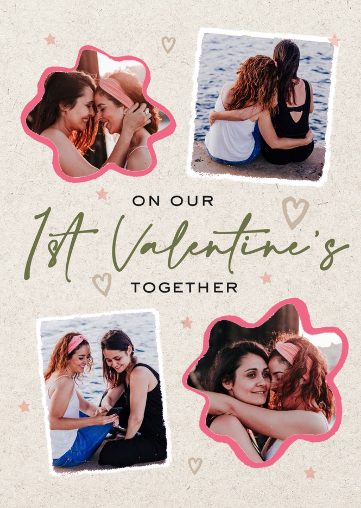 Moonpig First Valentine's Multiple Photo Upload Card