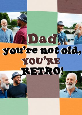 You're Retro Photo Upload Birthday Card