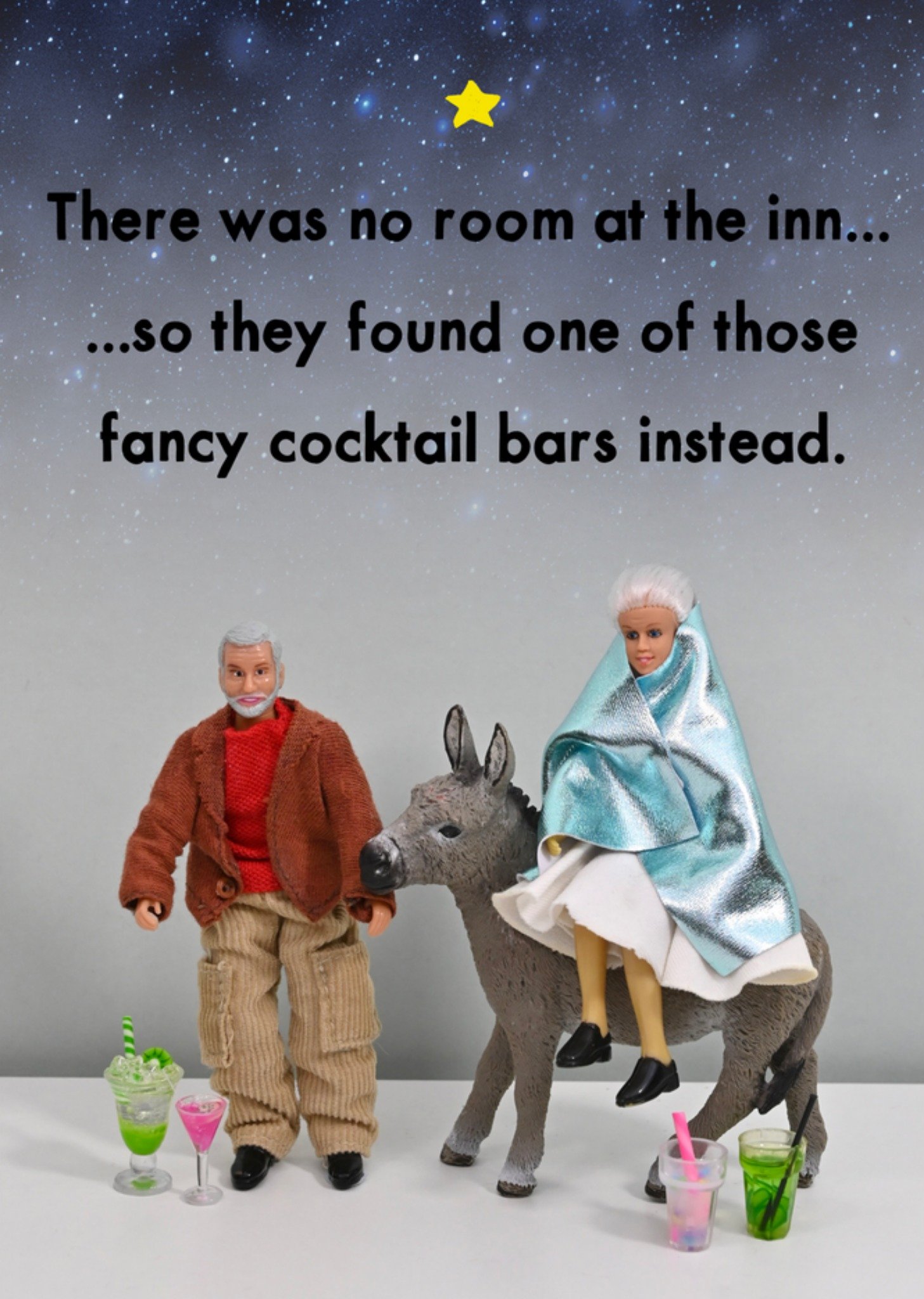 Moonpig Mary And Joseph No Room At The Inn Christmas Card