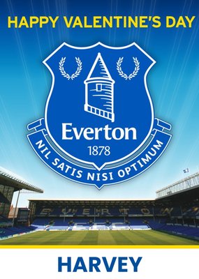 Everton Premier League Valentines Day Card