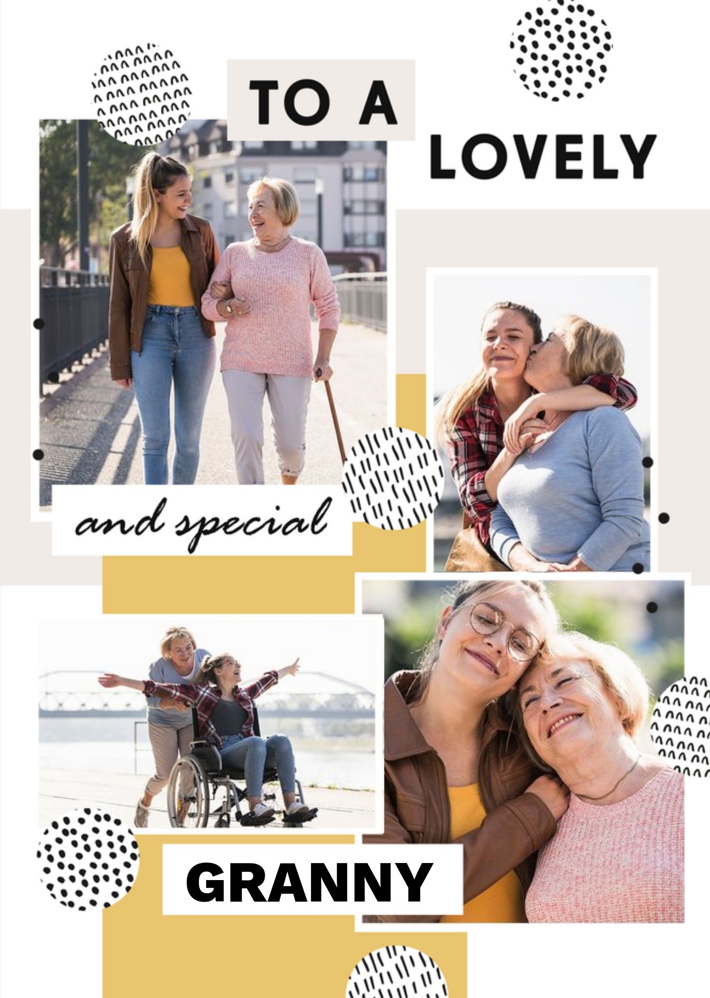 Moonpig To A Lovely And Special Granny Photo Upload Mother's Day Card