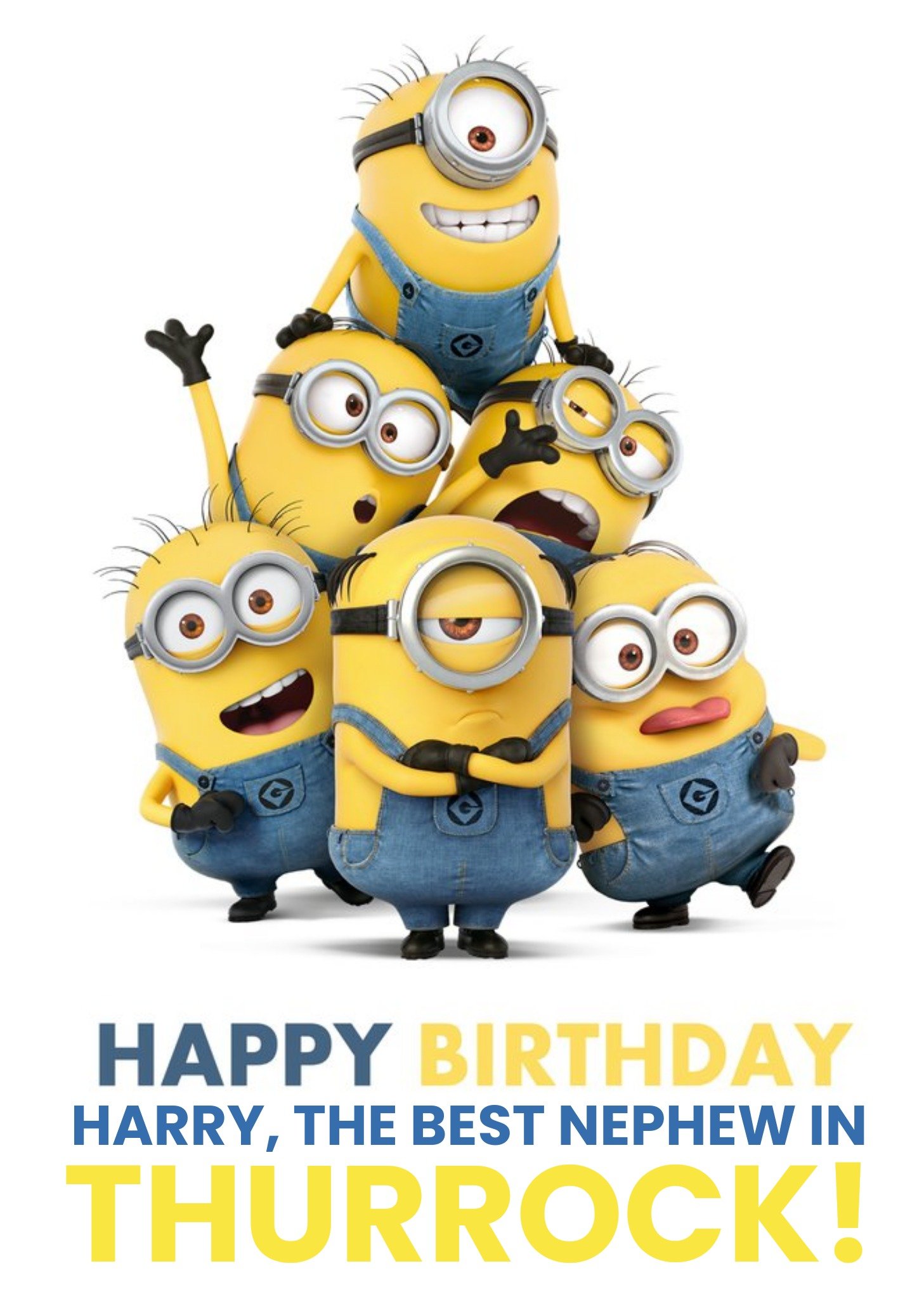 Disney Minion Birthday Cards