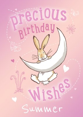 Guess How Much I Love You Precious Birthday Wishes Card