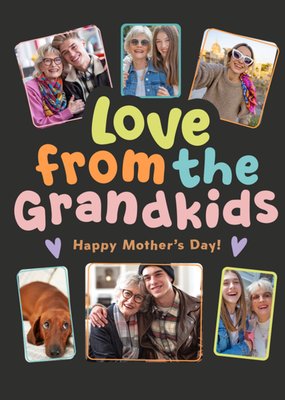 Love From The Grandkids Photo Upload Mother’s Day Card