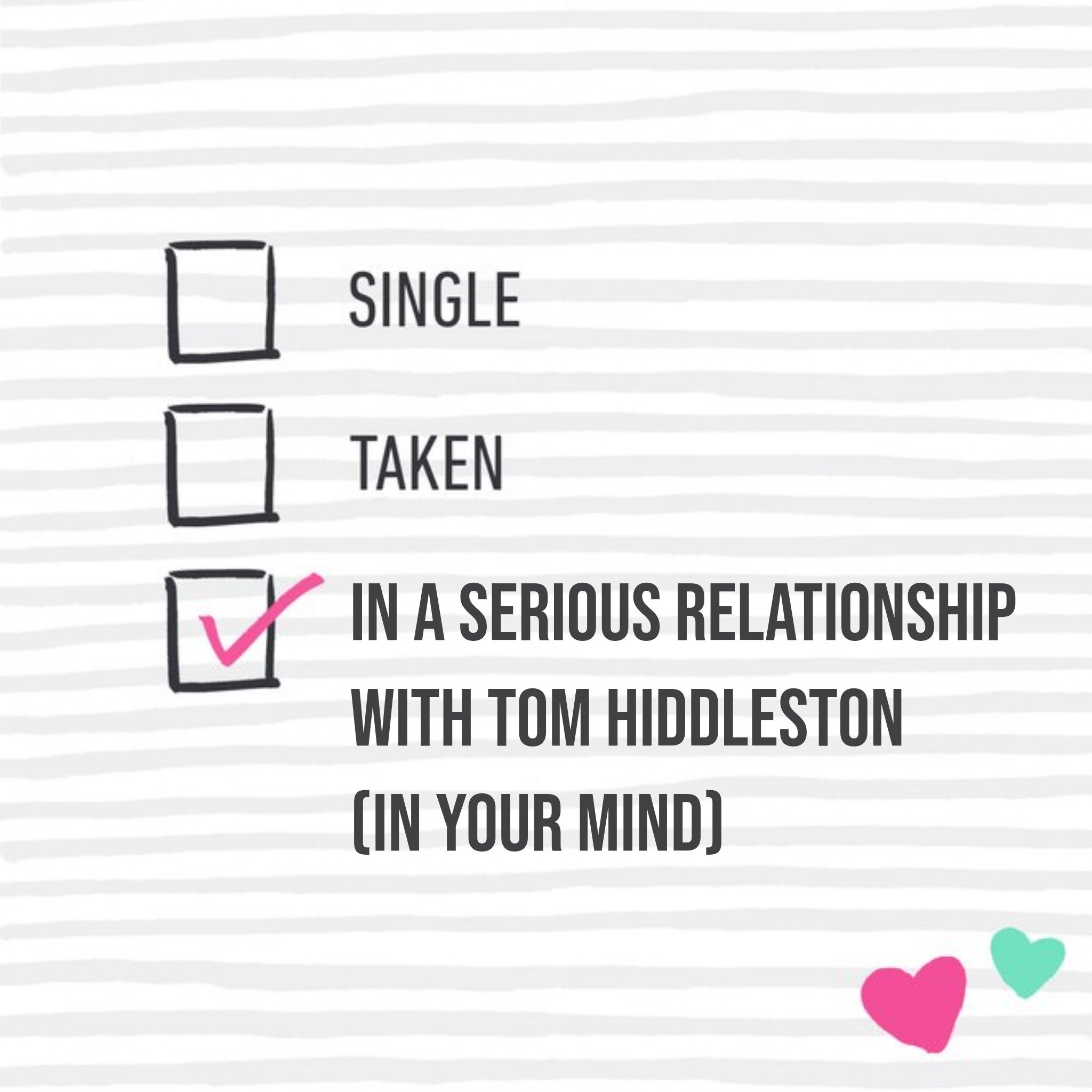 Moonpig In A Serious Relationship With Tom Hiddleston Funny Personalised Birthday Card