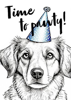 Time To Pawty Card