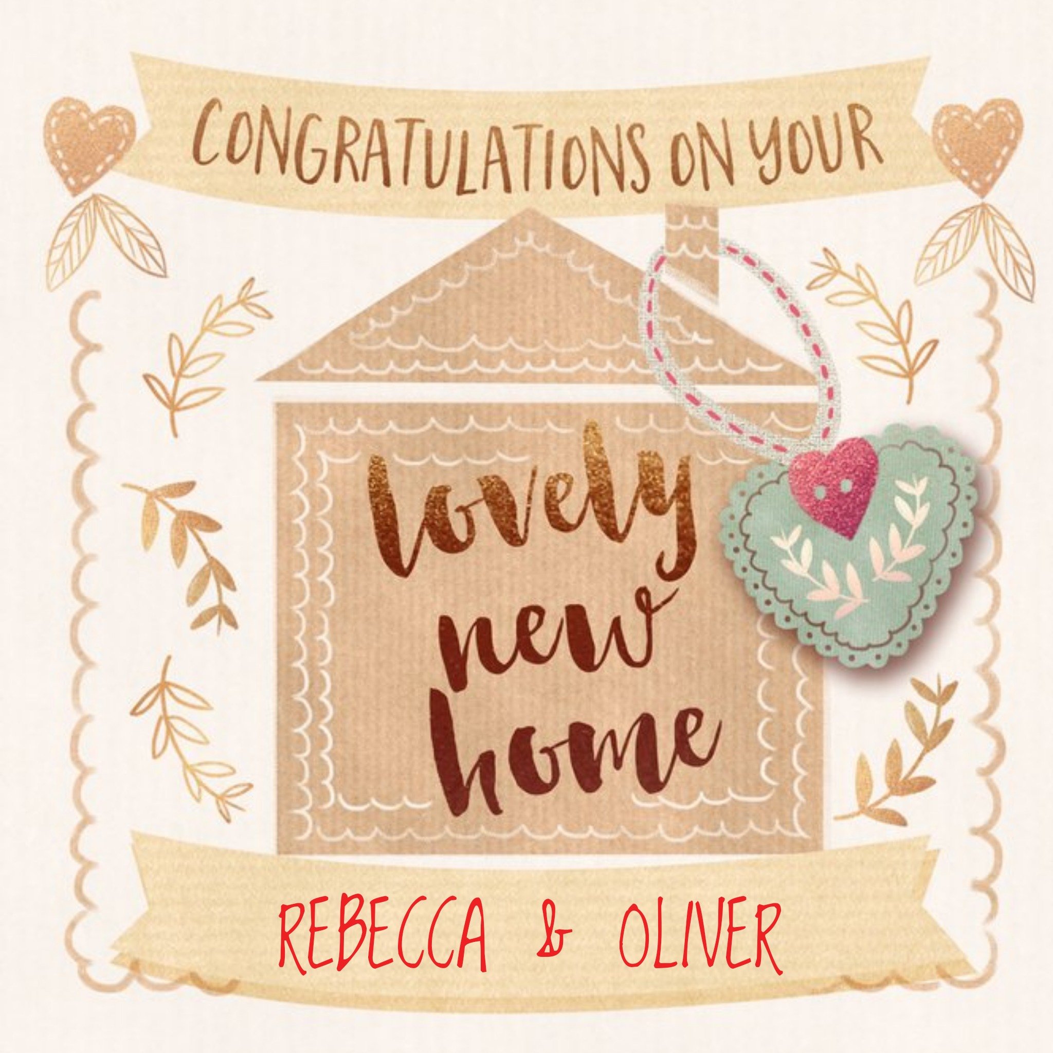 Moonpig Catherine Worlsey Congratulations New Home Card