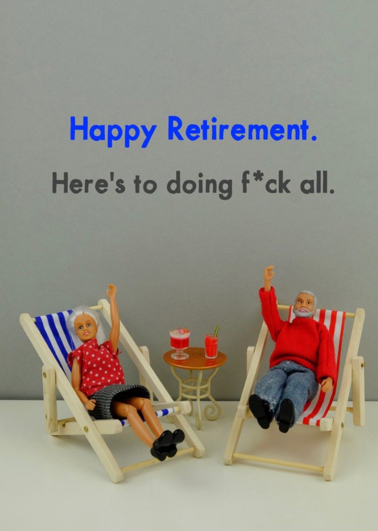 Bold And Bright Funny Rude Happy Retirement Card