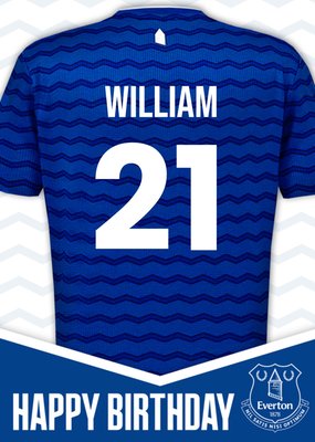 Everton Birthday Card