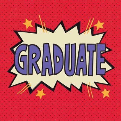 Graduate Pop Art Congratulations Card