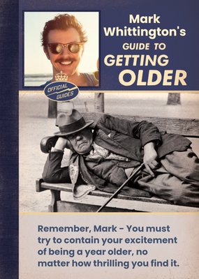 Guide To Getting Older Personalised Birthday Card