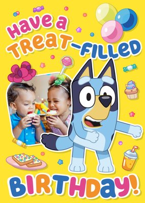Bluey Photo Upload Birthday Card