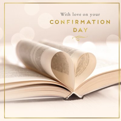 With Love On Your Confirmation Day Photography Card