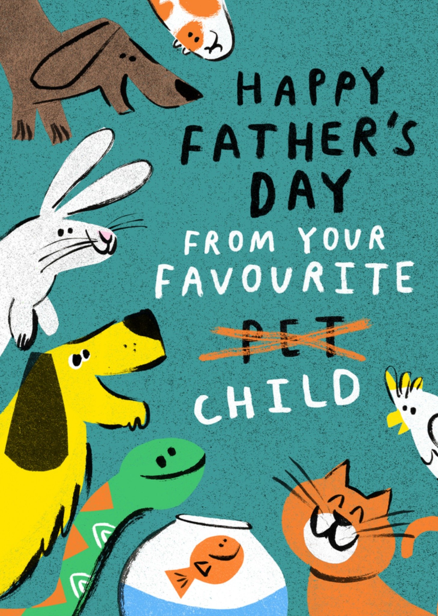 Moonpig From Your Favourite Pet Father's Day Card