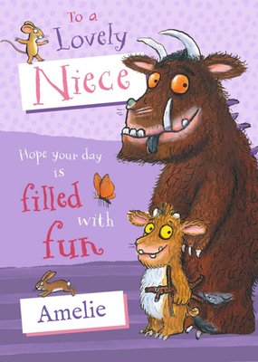 The Gruffalo's Child Lovely Niece Birthday Card