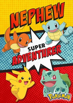 Pokemon Birthday Activity Card - Super Adventurer