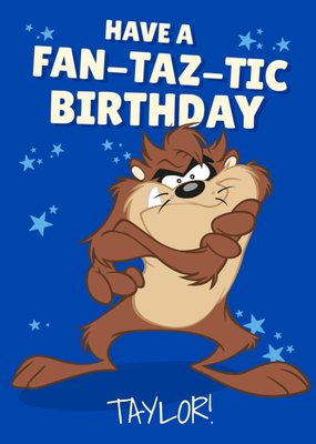 Looney Tunes Have A Fan-taz-tic Birthday Card