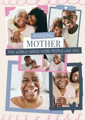 Amazing Mother Photo Upload Card