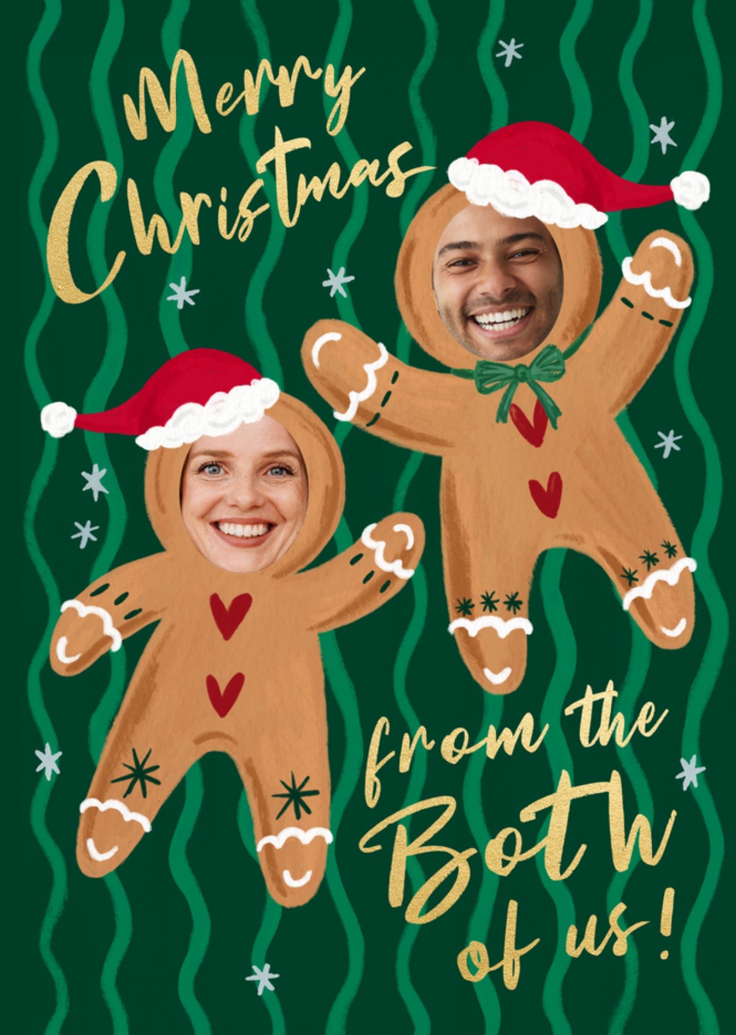 Moonpig From The Both Of Us Photo Upload Merry Christmas Card