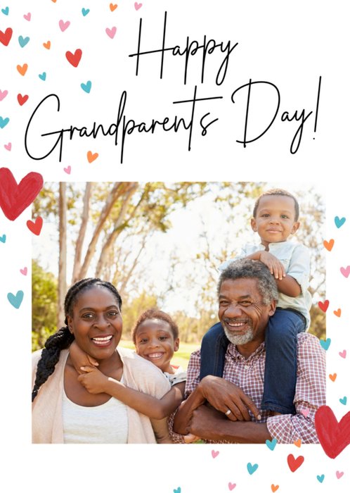 Happy Grandparents Day Photo Upload Card