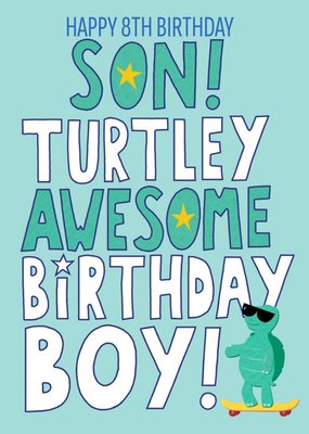 Pigment Turtle Pun Birthday Card