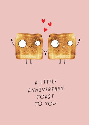 Kate Smith Co. Little Toast Anniversary Card