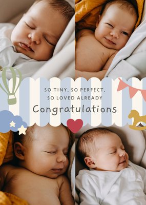 So Loved Already New Baby Photo Upload Card