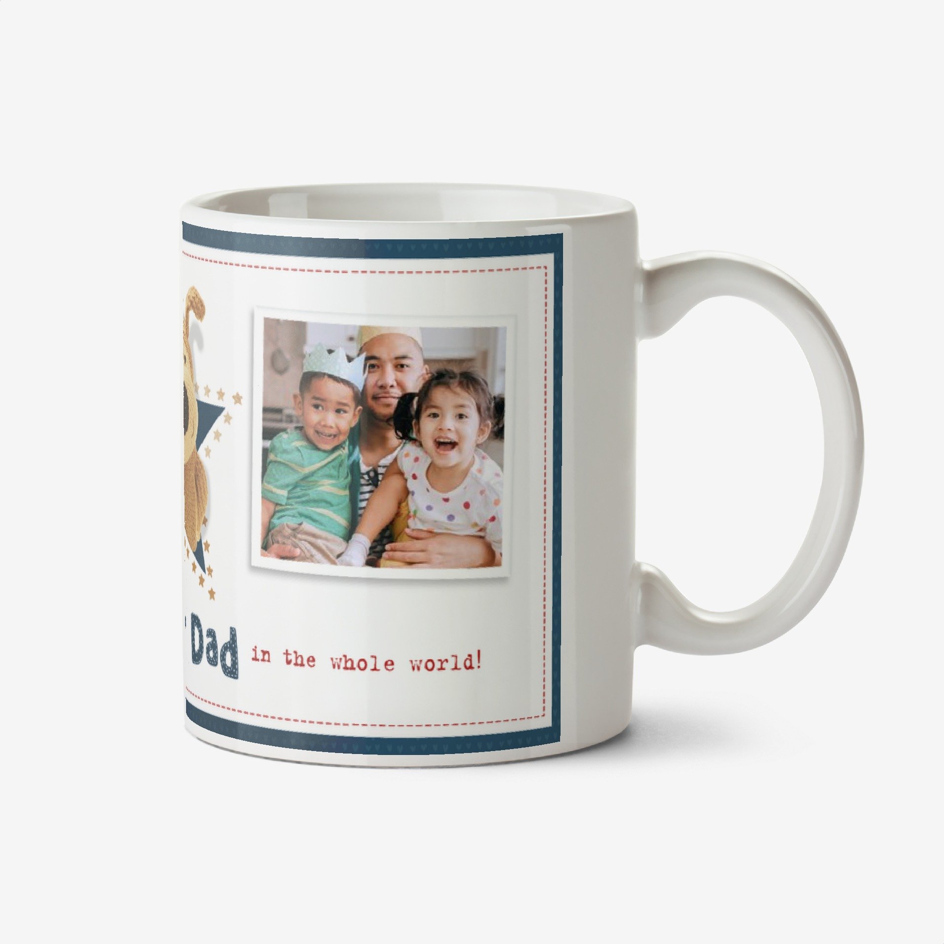 Moonpig Boofle Best Dad Photo Upload Mug