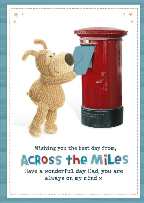 Boofle Across The Miles Father's Day Card