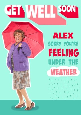 Mrs Brown's Boys Under The Weather Get Well Soon Card