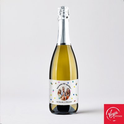 Personalised You Make My Life Sparkle Prosecco 75cl