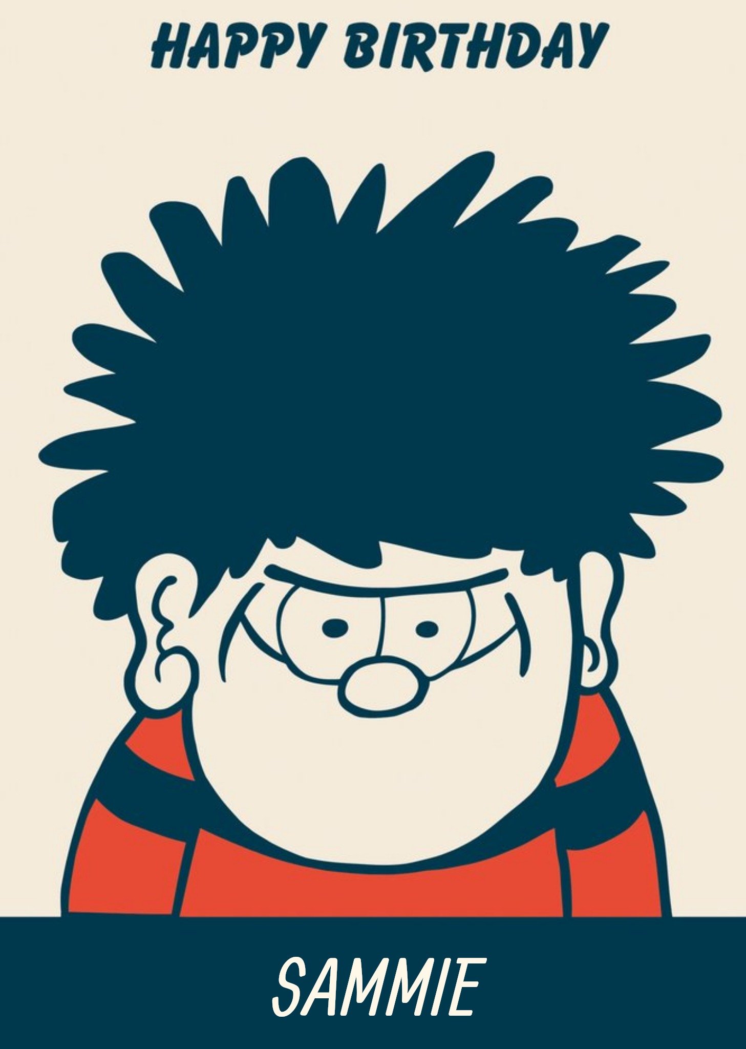 Moonpig Danilo Beano Smashing Brother Dennis The Menace Birthday Card