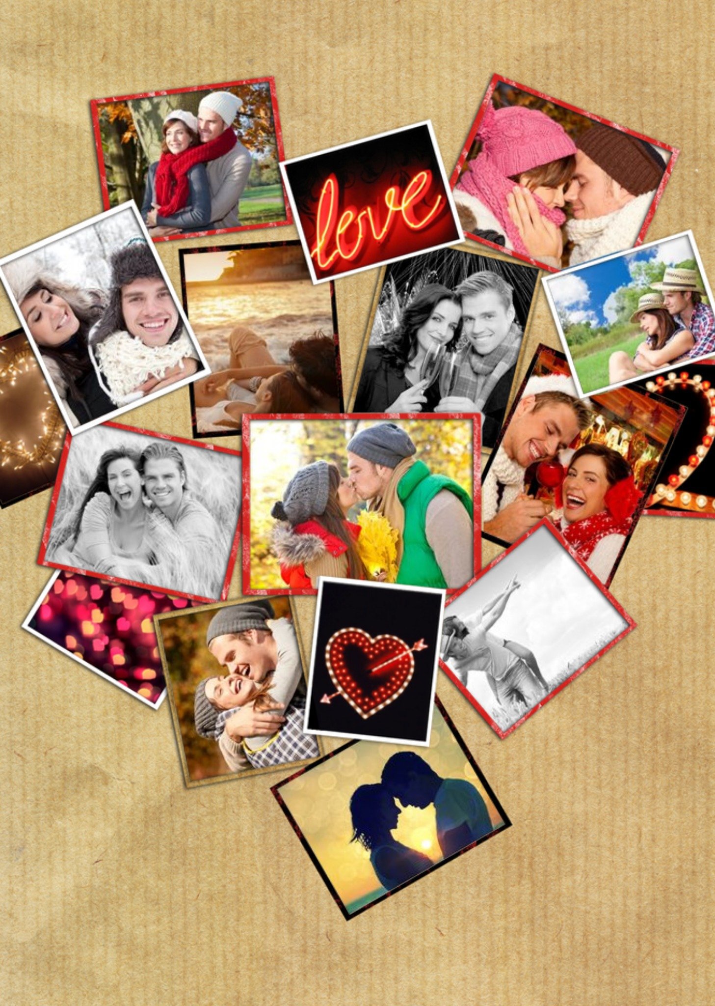 Moonpig Photo Heart Anniversary Cards