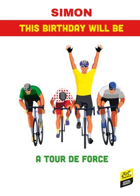 Tour De France Birthday Card