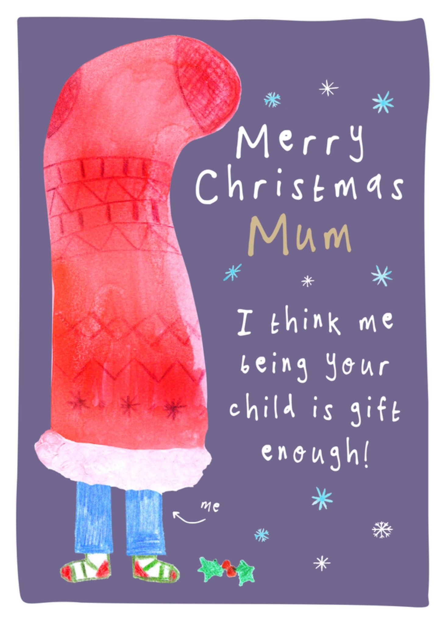Moonpig Merry Christmas Mum Card
