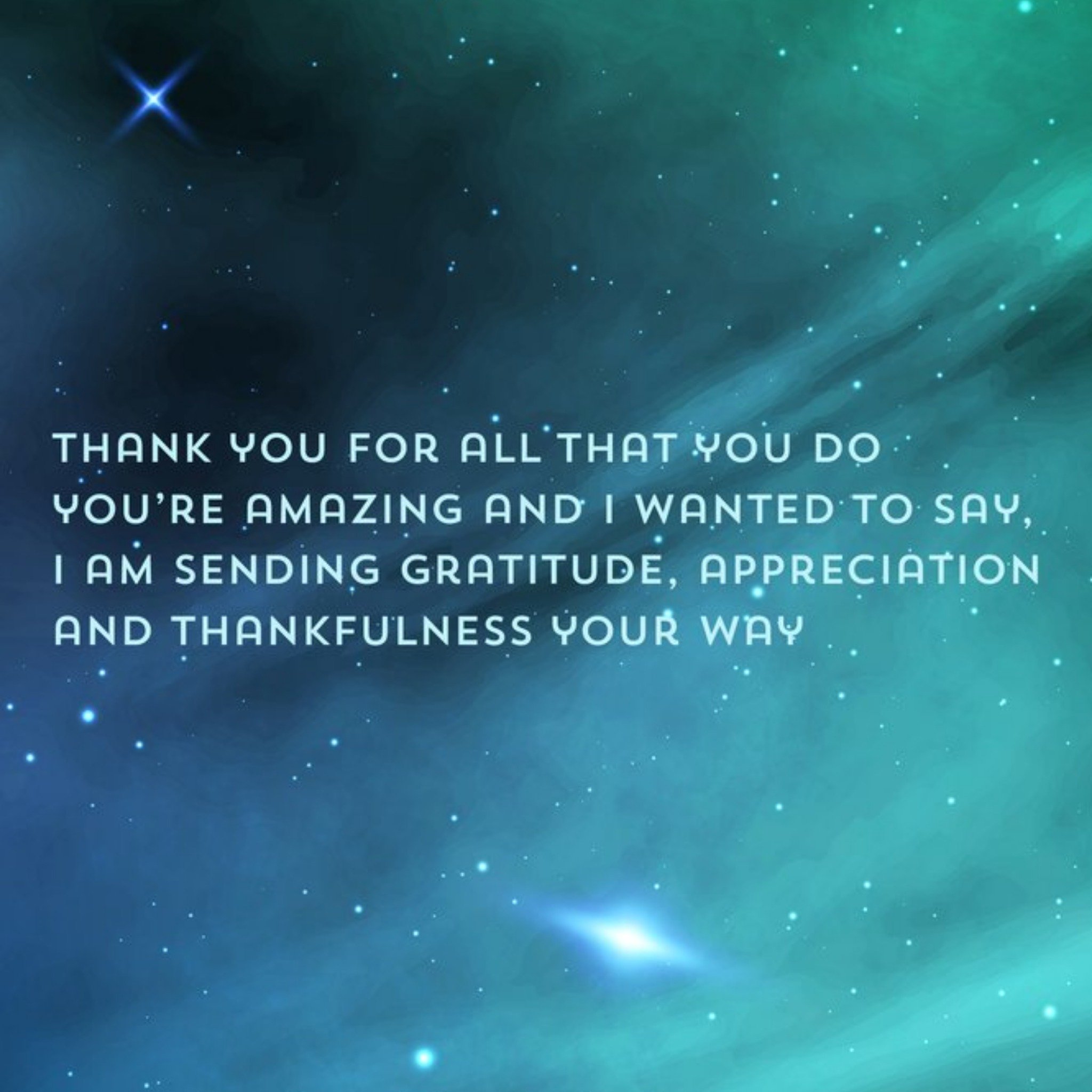 Moonpig Thank You For All That You Do Stars Gratitude Thank You Card
