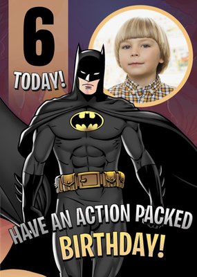 Batman Photo Upload Birthday Card