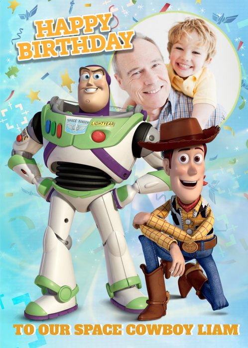 Toy Story Photo Birthday Card