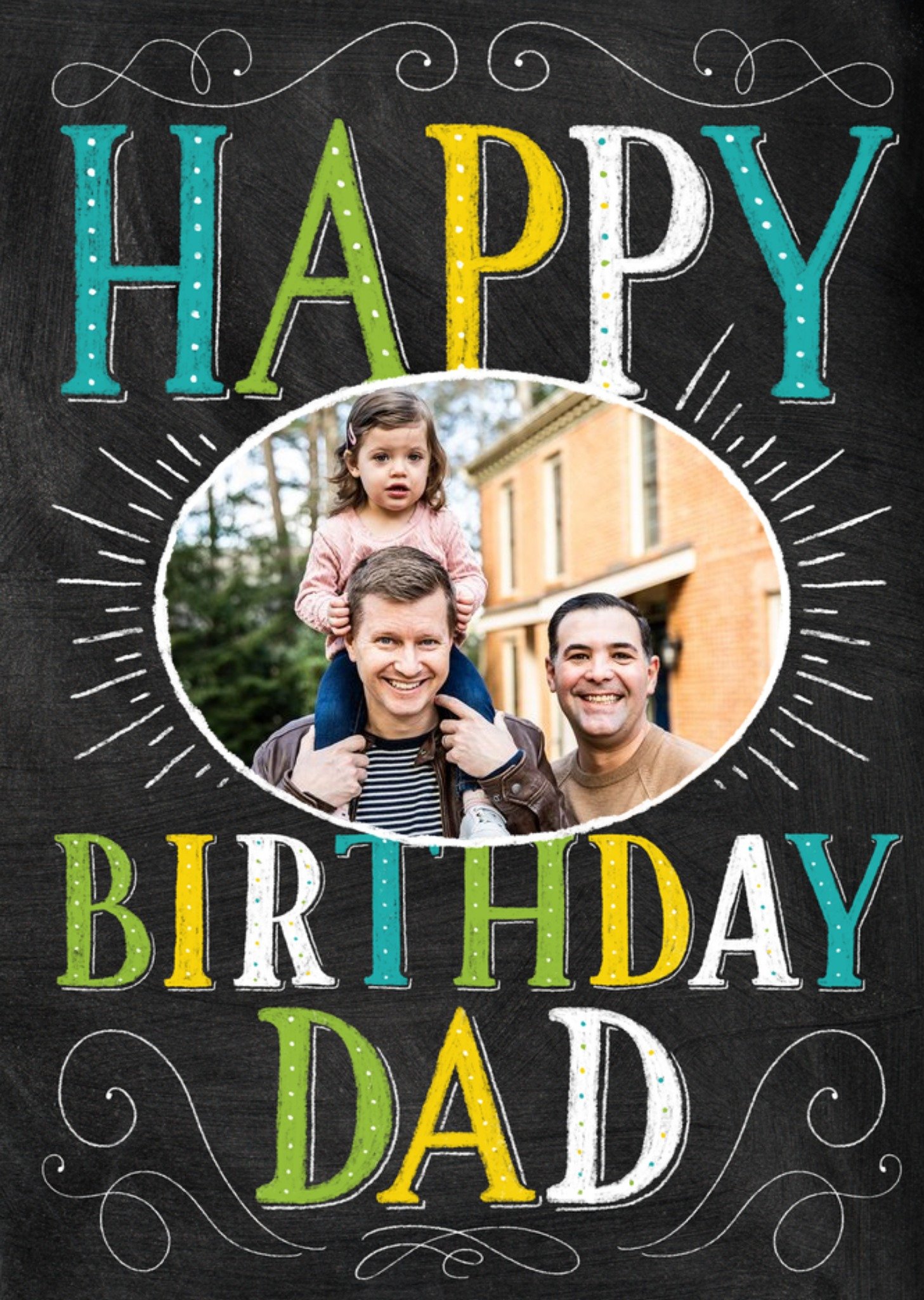 Moonpig Photo Birthday Card For Dad - Dad's Photo Upload Card
