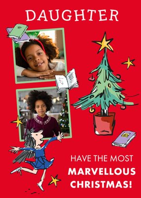 Roald Dahl Daughter Most Marvellous Christmas Photo Upload Card